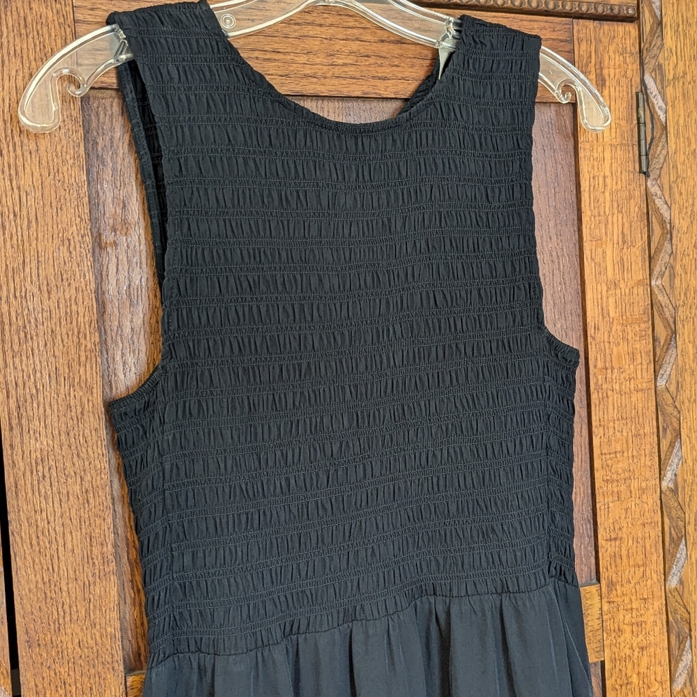 Everlane SMOCKED Midi Dress - Small - Picture 2 of 6
